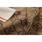 2025年5月7日入荷新作gucci紳士半袖ポロシャツ安いけど人気M-XXXL/Hongsh工場