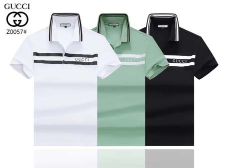 2025年5月7日入荷新作GUCCI紳士半袖ポロシャツ安いけ...