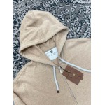 2025年5月7日入荷新作Brunello Cucinelliパーカー フード付き 春秋長袖 ZIPパーカー 原版復刻限定品が人気で高級/fuke工場