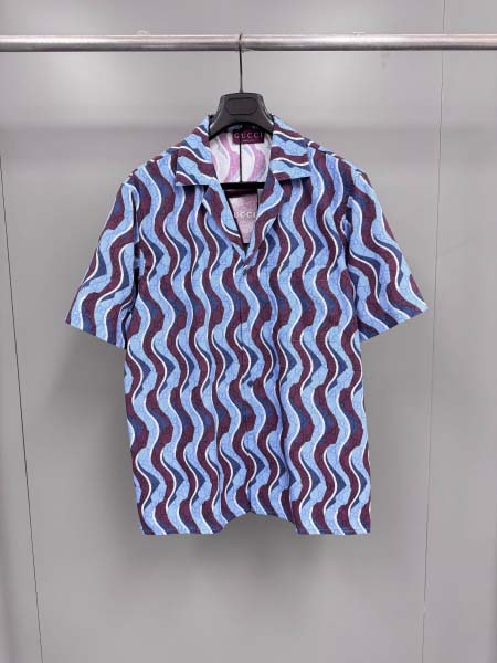 2025年5月7日入荷新作Gucci半袖 シャツ 原版復刻限...