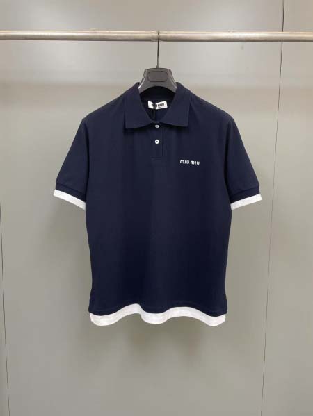 2025年5月8日入荷新作MIUMIU半袖ポロシャツ 原版復...