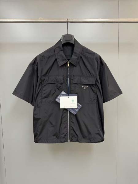 2025年5月8日入荷新作Prada半袖 シャツ 原版復刻限...