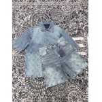 2025年5月8日入荷新作Louis Vuittonデニムの半袖シャツ 原版復刻限定品が人気で高級/fuke工場