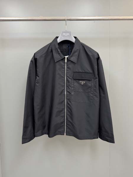 2025年5月8日入荷新作Pradaナイロンのシャツ 原版復...