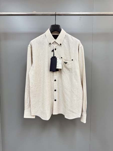 2025年5月8日入荷新作Prada長袖 シャツ 原版復刻限...