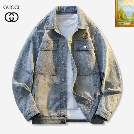 2025年5月9日入荷新作GUCCIデニムジャケット安価で人...