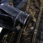 2025年5月9日入荷新作chrome Heartsデニムジャケット安価で人気の/JIA工場