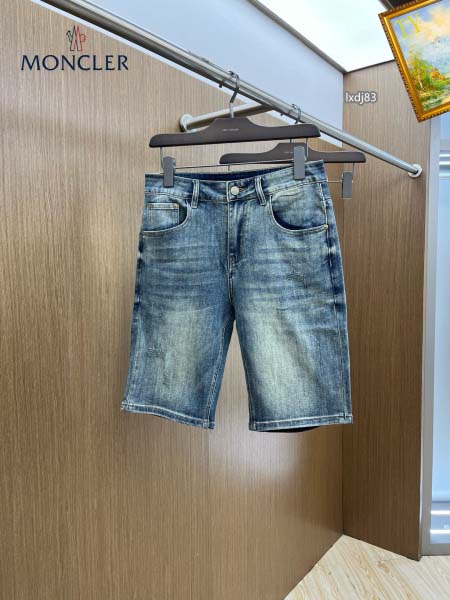 2025年5月9日入荷新作MONCLERデニム半ズボン安価で...