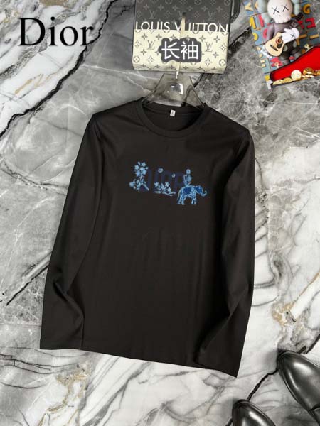 2025年5月12日入荷新作dior長袖 Tシャツ安価で人気...