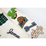 2025年5月13日入荷新作off white野球ジャンパーのカップルモデル誕生日プレゼントの服/男女兼用/カップル服人気/R&B工場