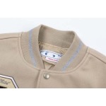 2025年5月13日入荷新作off white野球ジャンパーのカップルモデル誕生日プレゼントの服/男女兼用/カップル服人気/R&B工場