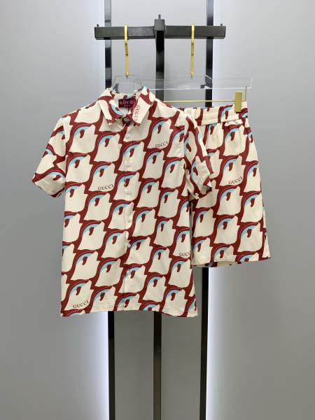2025年5月14日入荷新作Gucci半袖上下セット 超厳選...