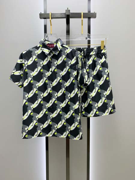 2025年5月14日入荷新作Gucci半袖上下セット 超厳選...