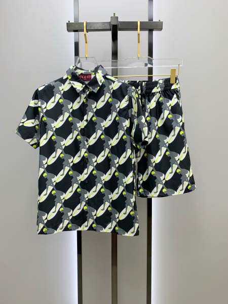 2025年5月14日入荷新作Gucci半袖上下セット 超厳選...