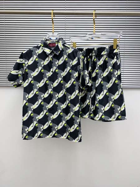 2025年5月14日入荷新作Gucci半袖上下セット 超厳選...