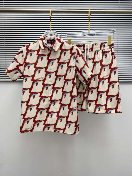 2025年5月14日入荷新作Gucci半袖上下セット 超厳選...