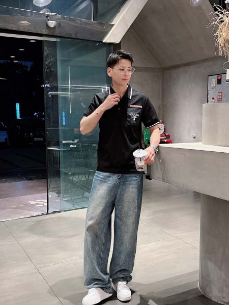 2025年5月14日入荷新作PRADA半袖ポロシャツ 超厳選...