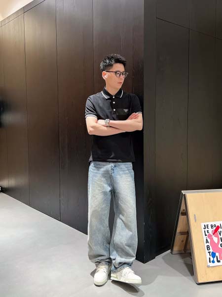 2025年5月14日入荷新作PRADA半袖ポロシャツ 超厳選...