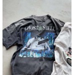 2025年5月17日入荷新作GHOST IN THE SHELL x SAINT Mxxxxxx SS TEE-BLK 半袖 Tシャツ 高级品/人気/誕生日プレゼント/人気/ファッション/トレンド/限定/WB工場
