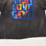 2025年5月17日入荷新作CACTUS PLANT FLEA MARKET x SAINT Mxxxxxx ANGRY LOVE GOD SS TEE-BLK 半袖 Tシャツ CPF高级品/人気/誕生日プレゼント/人気/ファッション/トレ