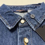 2025年5月17日入荷新作LV 25ss Déposée logo デニム半袖  シャツ  S-XL高级品/人気/誕生日プレゼント/人気/ファッション/トレンド/限定/WB工場