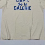 2025年5月17日入荷新作GALLERY DEPT. FRENCH TEE-CREAM-BLUE  LOGO半袖 Tシャツ  S-XL  高级品/人気/誕生日プレゼント/人気/ファッション/トレンド/限定/WB工場