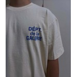 2025年5月17日入荷新作GALLERY DEPT. FRENCH TEE-CREAM-BLUE  LOGO半袖 Tシャツ S-XL  高级品/人気/誕生日プレゼント/人気/ファッション/トレンド/限定/WB工場