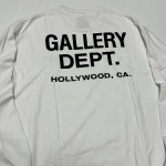 2025年5月17日入荷新作GALLERY DEPT. SOUVENIR L-S TEE  LOGO 長袖 Tシャツ 白色S-XL  高级品/人気/誕生日プレゼント/人気/ファッション/トレンド/限定/WB工場