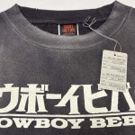 2025年5月17日入荷新作SAINT Mxxxxxx × カウボーイビバップ CB_SS TEE-COWBOY BEBOP-BLK 半袖 Tシャツ 高级品/人気/誕生日プレゼント/人気/ファッション/トレンド/限定/WB工場
