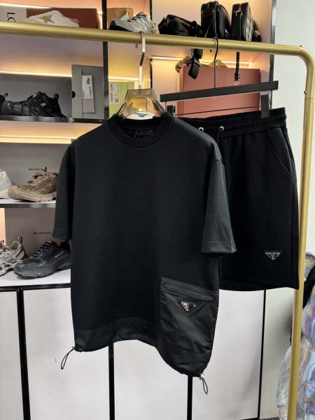 2025年5月20日入荷新作Prada半袖セット上下 原版复...