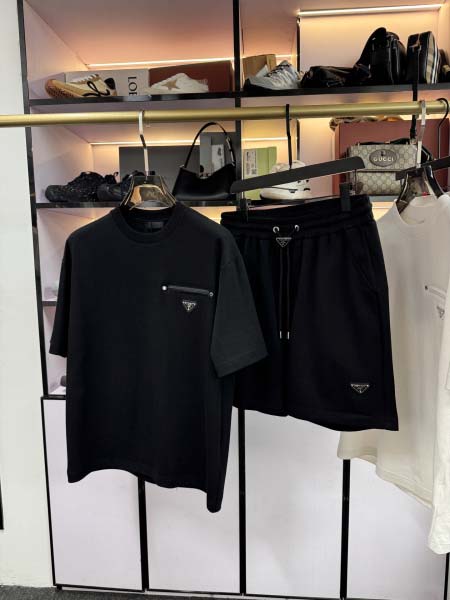 2025年5月20日入荷新作Prada半袖セット上下 原版复...