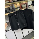 2025年5月20日入荷新作Prada半袖セット上下 原版复刻高級品香港の会社超厳選★入手困難/誕生日プレゼント/yinx工場M-XXXL