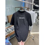 2025年5月20日入荷新作PRADA半袖Tシャツ 原版复刻高級品香港の会社超厳選★入手困難/誕生日プレゼント/yinx工場M-XXXL