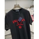 2025年5月21日入荷新作PRADA半袖Tシャツ 原版复刻高級品香港の会社超厳選★入手困難/誕生日プレゼント/yinx工場