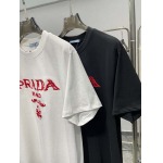 2025年5月21日入荷新作PRADA半袖Tシャツ 原版复刻高級品香港の会社超厳選★入手困難/誕生日プレゼント/yinx工場
