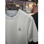 2025年5月21日入荷新作Brunello Cucinelli半袖Tシャツ 原版复刻高級品香港の会社超厳選★入手困難/誕生日プレゼント/yinx工場