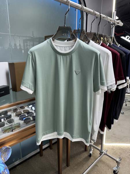 2025年5月21日入荷新作Prada半袖Tシャツ 原版复刻...