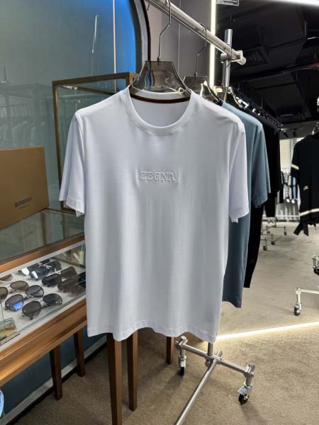 2025年5月21日入荷新作ZEGNA半袖Tシャツ 原版复刻...