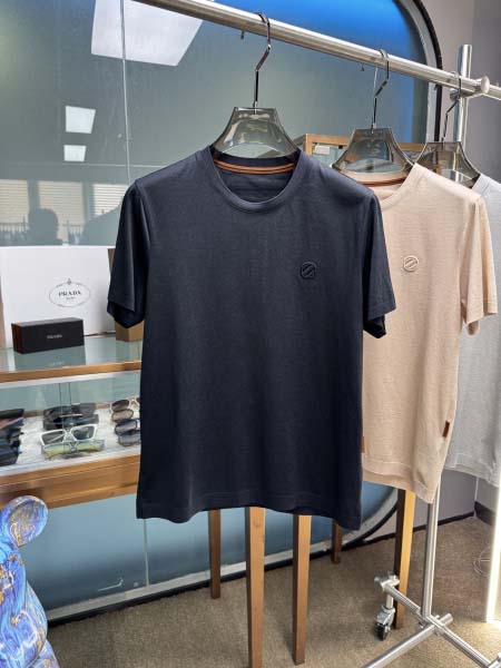 2025年5月22日入荷新作ZEGNA半袖Tシャツ 原版复刻...