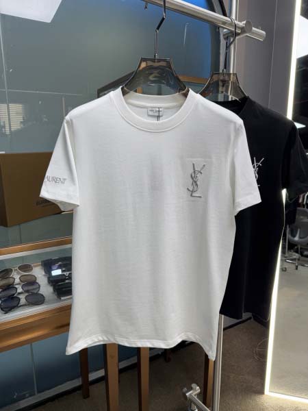 2025年5月22日入荷新作YSL半袖Tシャツ 原版复刻高級...