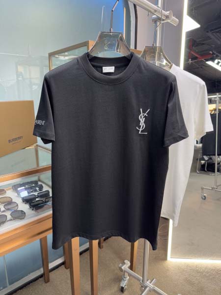 2025年5月22日入荷新作YSL半袖Tシャツ 原版复刻高級...