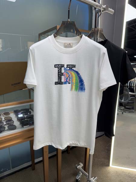2025年5月22日入荷新作Hermes半袖Tシャツ 原版复...