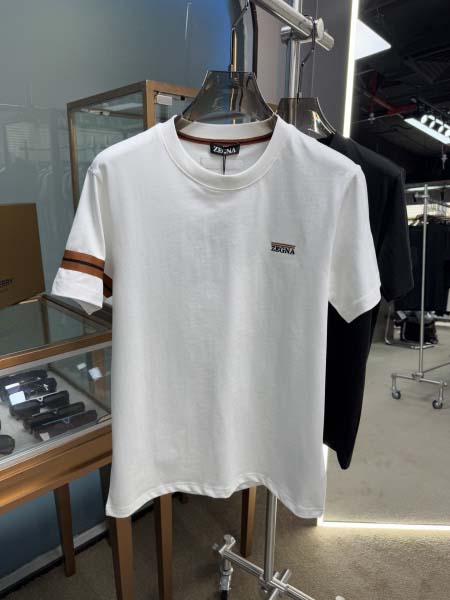 2025年5月22日入荷新作ZEGNA半袖Tシャツ 原版复刻...