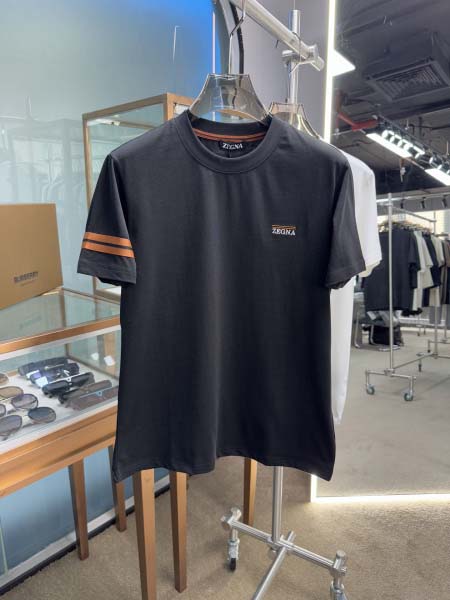 2025年5月22日入荷新作ZEGNA半袖Tシャツ 原版复刻...