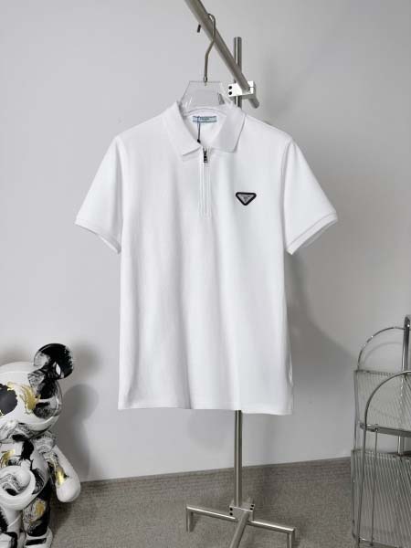 2025年5月22日入荷新作Prada半袖ポロシャツ高品質/...