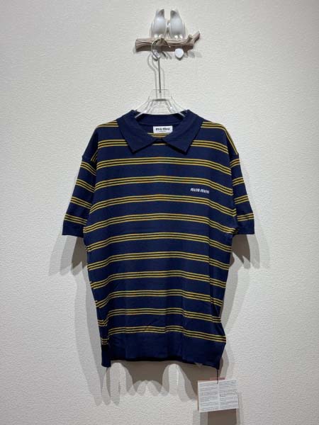 2025年5月23日入荷新作MIUMIUニットの半袖男女兼用...