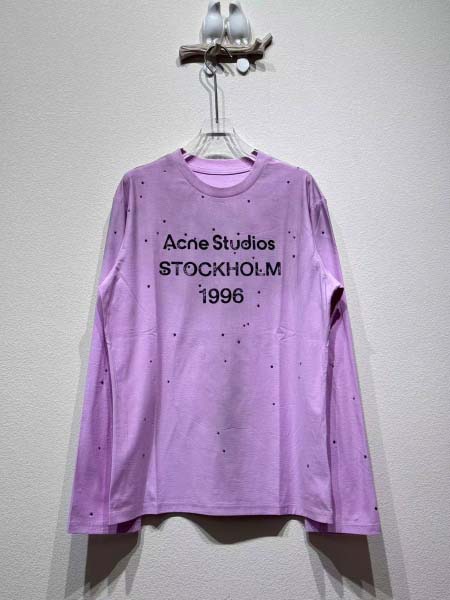 2025年5月26日入荷新作ACNE長袖 Tシャツ男女兼用高...