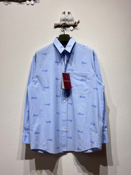 2025年5月26日入荷新作Gucci長袖 シャツ男女兼用高...