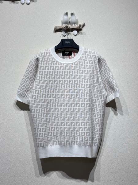2025年5月27日入荷新作Fendiニットの半袖男女兼用高...