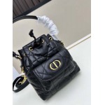 2025年5月28日入荷新作 Dior caro  SIZE:14x15x7cm  お安い/人気/本革 バッグ/XX工場